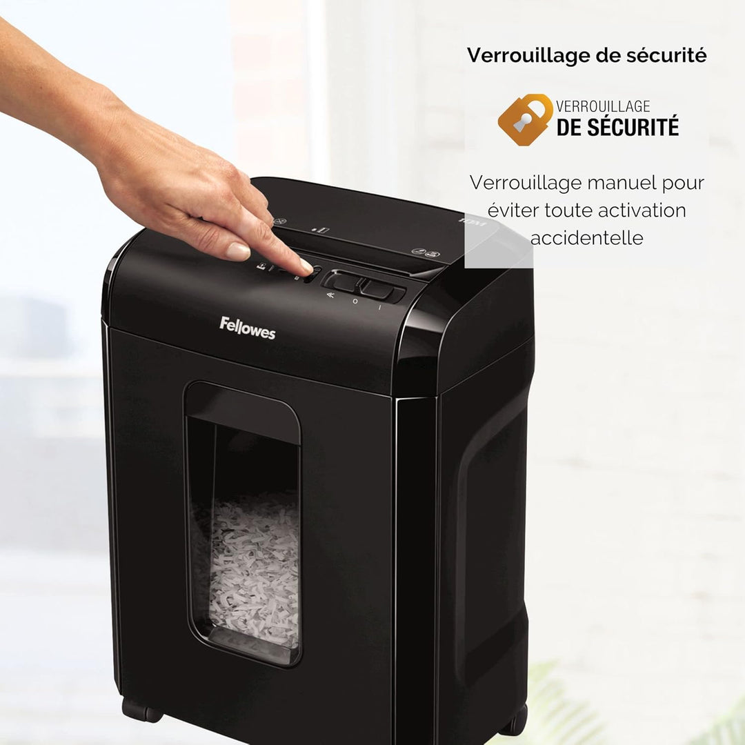 Sicherheitsstufe P5 Aktenvernichter: Fellowes Microcut (2000+ Partikel/A4), 10 Blatt, Powershred 10M
