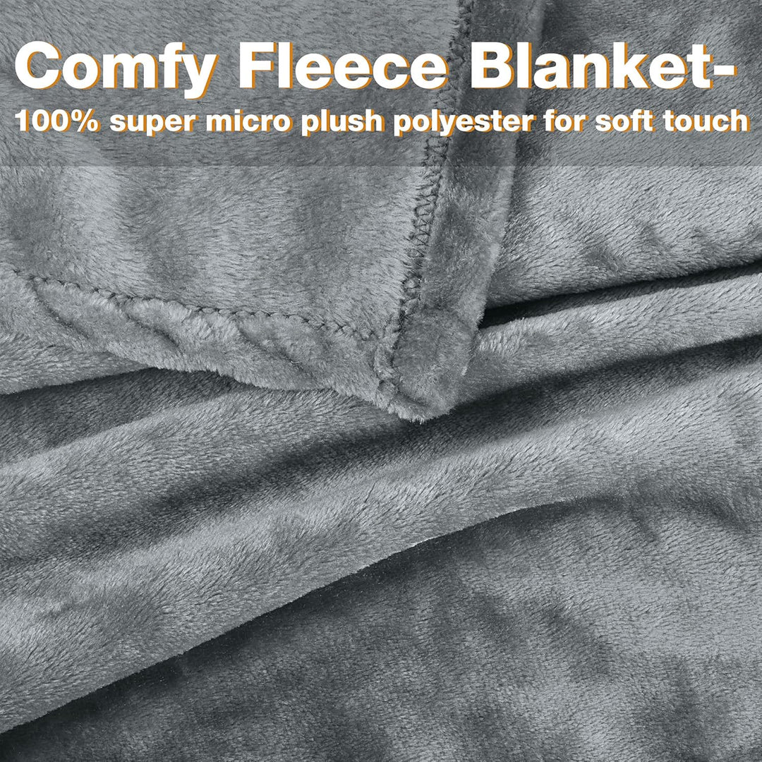 Catalonia Classy Decke mit Ärmeln und Kapuze als Geschenk für Frauen Herren, Flauschig Fleece Kusche