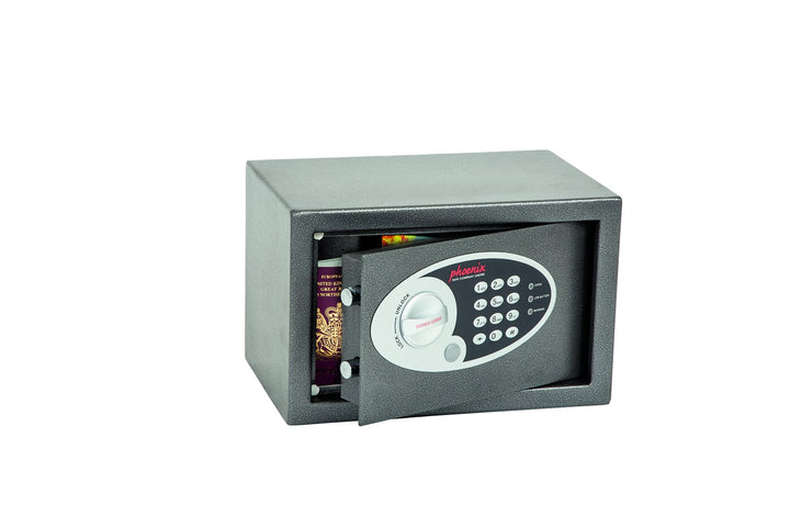 Phoenix SS0801E Vela Home & Office Safe Möbeltresor Kompaktsafe mit Elektronikschloss, HxBxT: 20 x 3