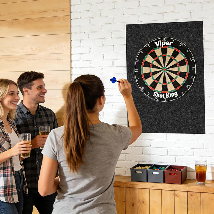 Dartboard Wandschutz, Filz Dartscheibe Wandschutz Selbstklebend, Wandumrandung für Dartboard, Filz-D