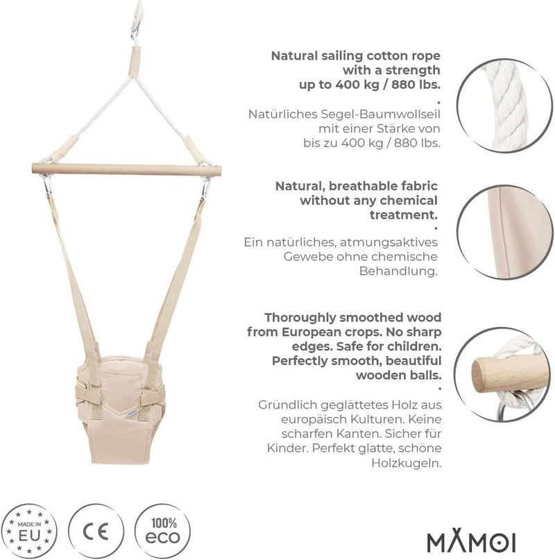 MAMOI® Türhopser Baby ab 6 Monate, Hopser Baby Jumper Bouncer, Babyschaukel für türrahmen, Schaukel