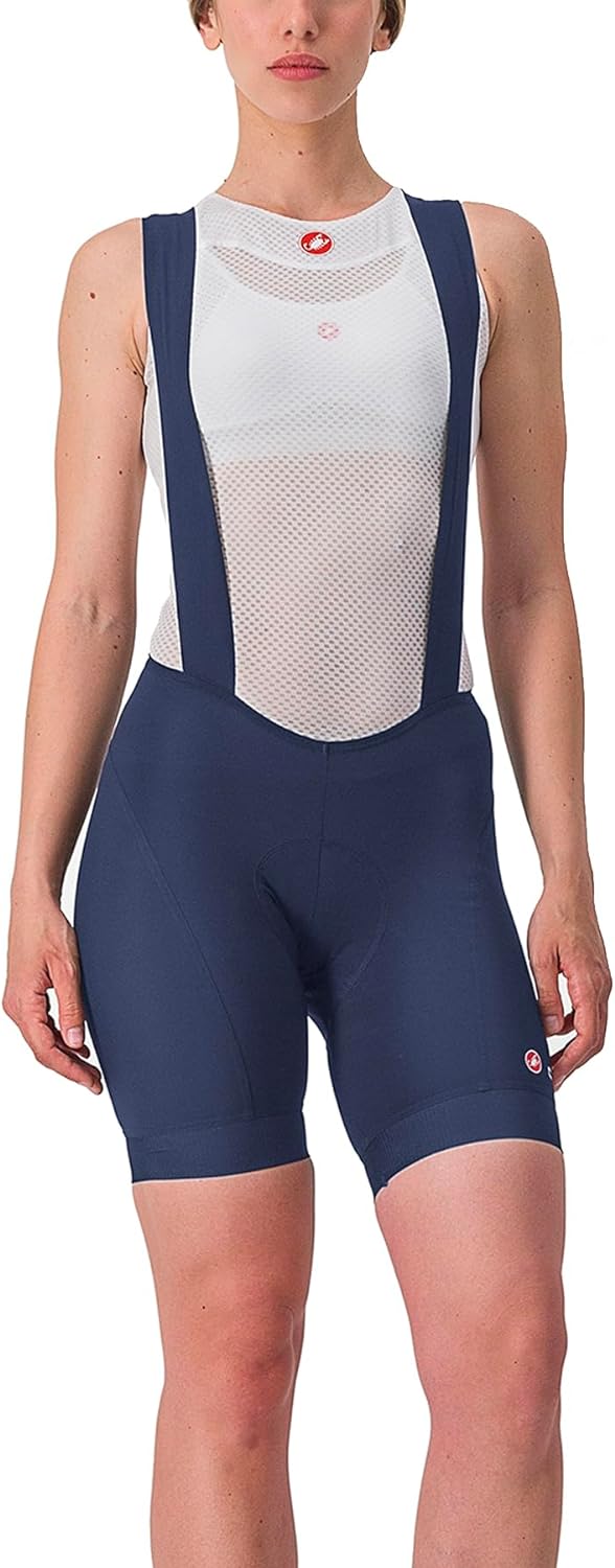 CASTELLI Damen Shorts Endurance W Bibshort XL Belgischer Blau, XL Belgischer Blau