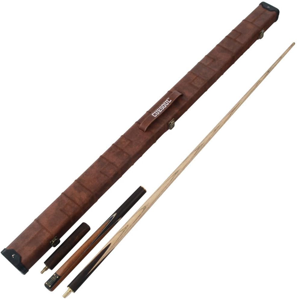 CUESOUL Klassische Handgemachte 57 Zoll Palisander 3/4 Stück Snooker Queue + Köcher und Erweiterung