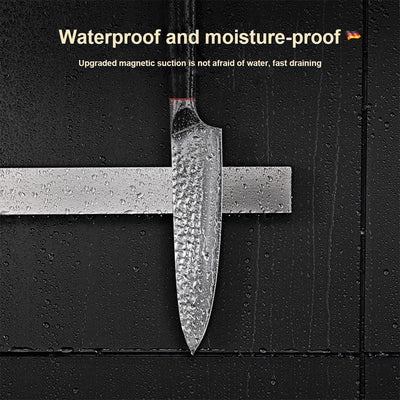 Magnetleiste Messer Selbstklebend 40cm mit Extra Starkem Magnet, Messerhalter Magnetisch aus Edelsta