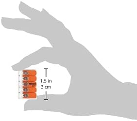 Kopp 33346428 Wago Steckklemme 5-fach mit Hebel für Flexible Drähte Wiederöffenbar 1, 5-2, 5 mm² Inh