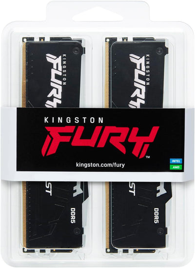 Kingston FURY Beast Black EXPO DDR5 16GB (2x8GB) 5600MT/s DDR5 CL36 DIMM Desktop Gaming Speicher Kit