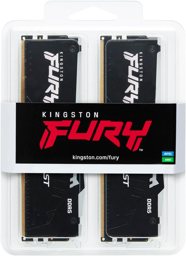 Kingston FURY Beast Black EXPO DDR5 16GB (2x8GB) 5200MT/s DDR5 CL36 DIMM Desktop Gaming Speicher Kit