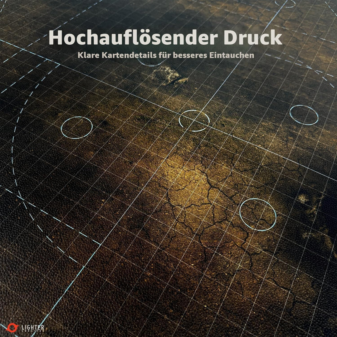 Spielmatte 44 x 60 Matte für WH40K Pariah Nexus, 112 x 152 cm, aus Kunstleder, 1,1 mm Dick - Doomsda