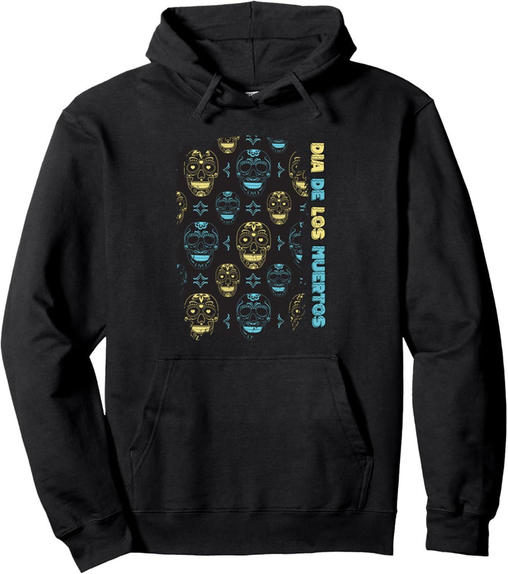 Dia De Los Muertos Sugar Skulls Pullover Hoodie