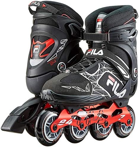FILA Herren Legacy Pro 84 Inline Skate 9 schwarz/rot, 9 schwarz/rot
