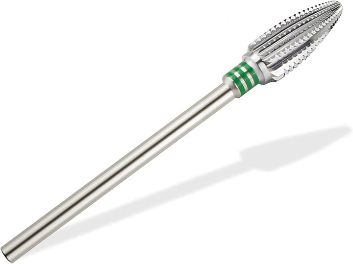Premium HM-Fräser Bit Zapfenform aus Hartmetall mit Grober Querhiebverzahnung Nagelpflege Nailart Au