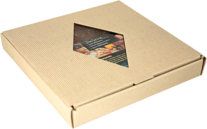 1 Salzstein (im fertigen Geschenkkarton) BBQ Salzplatte zum Grillen (2.2kg) 20x20x2,5cm; Salzhändler