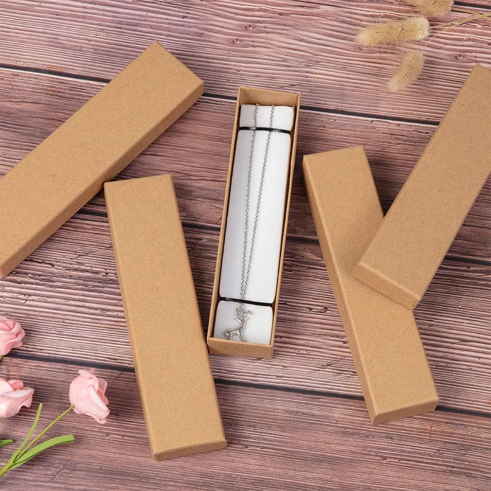 nbeads 20 Pc-Kraftpapier-Kasten-Pappschmucksache-Kasten-Armband-Kasten Für Für Halsketten, Ohrringe