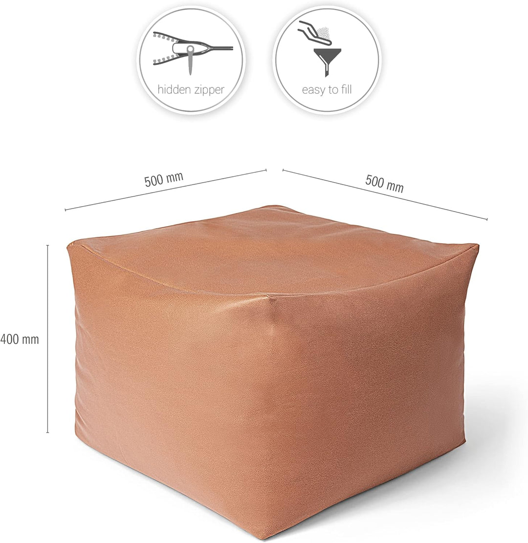 Paco Home Indoor Sitzsack Sessel Wohnzimmer Sitzkissen Hocker Sitzhocker Bodenkissen Fusshocker Pouf