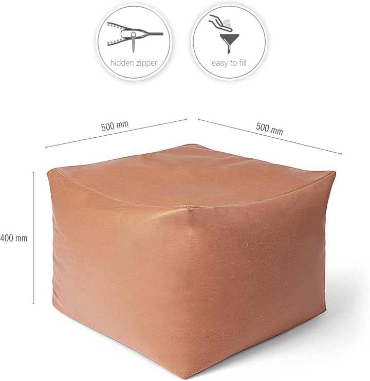 Paco Home Indoor Sitzsack Sessel Wohnzimmer Sitzkissen Hocker Sitzhocker Bodenkissen Fusshocker Pouf