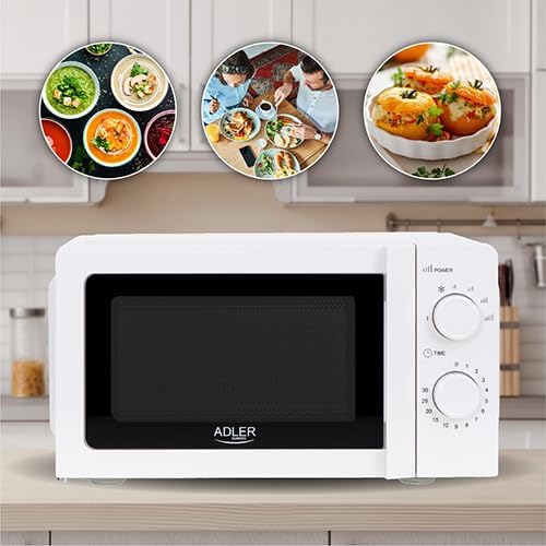 Adler AD 6205 Mikrowelle 700W 20l weiss