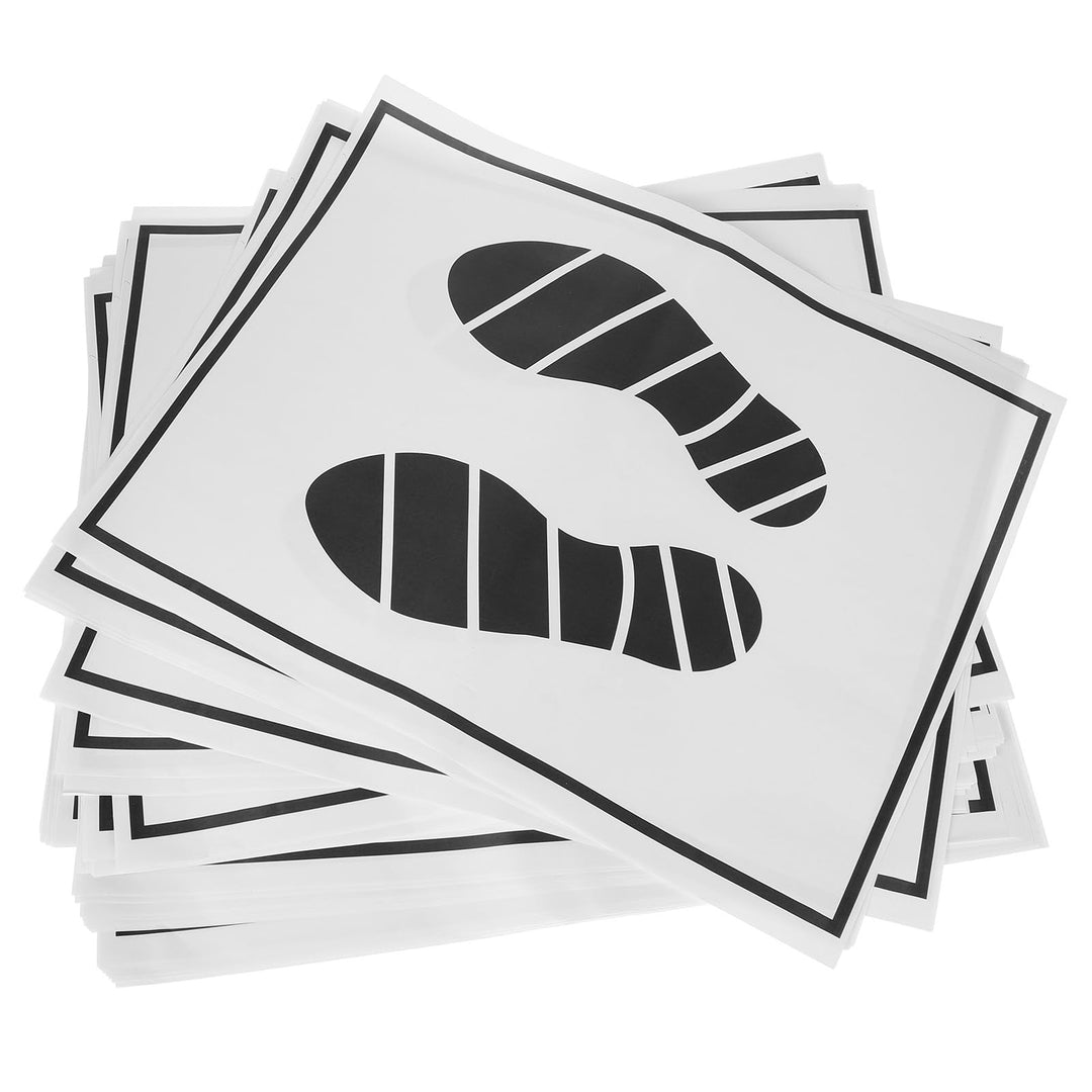 FAVOMOTO 50Pcs Papier Auto Fussmatten Einweg Fussmatten Fuss Pads Automotive Innen Schutz Abdeckung
