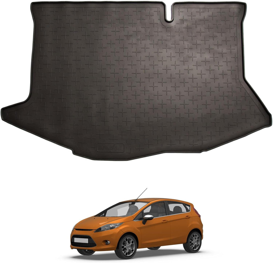 Travall CargoMat Liner Kofferraumwanne Kompatibel Mit Ford Fiesta Fliessheck (2008-2017) ST (2012-20