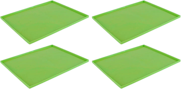Obst Trocknen Matte, 4 Stück Obst-Leder-Tabletts, Antihaft Silicone Dehydrator Sheets Dörrgerät Fruc