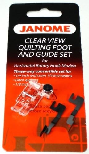 Janome Clear View Quilt-Fuss und Führungsset