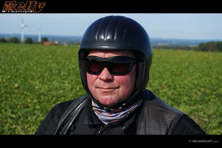 HELLY Bikereyes HELLY - No.1 Bikereyes Reitbrille Sonnenbrille Motorrad-Sonnenbrille gepolstertes HL