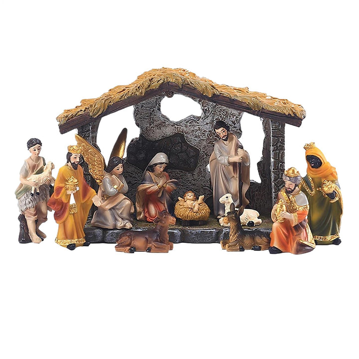 Generisch Christmas Nativity Set - Religious Holy Family Manger Scene, Christian Christmas Decoratio