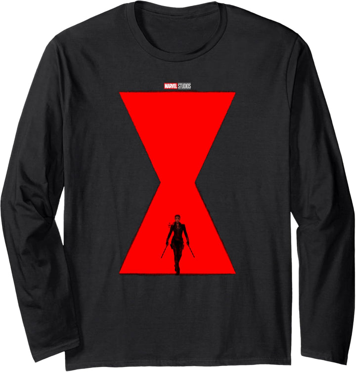 Marvel Black Widow Natasha Romanoff Movie Poster Langarmshirt