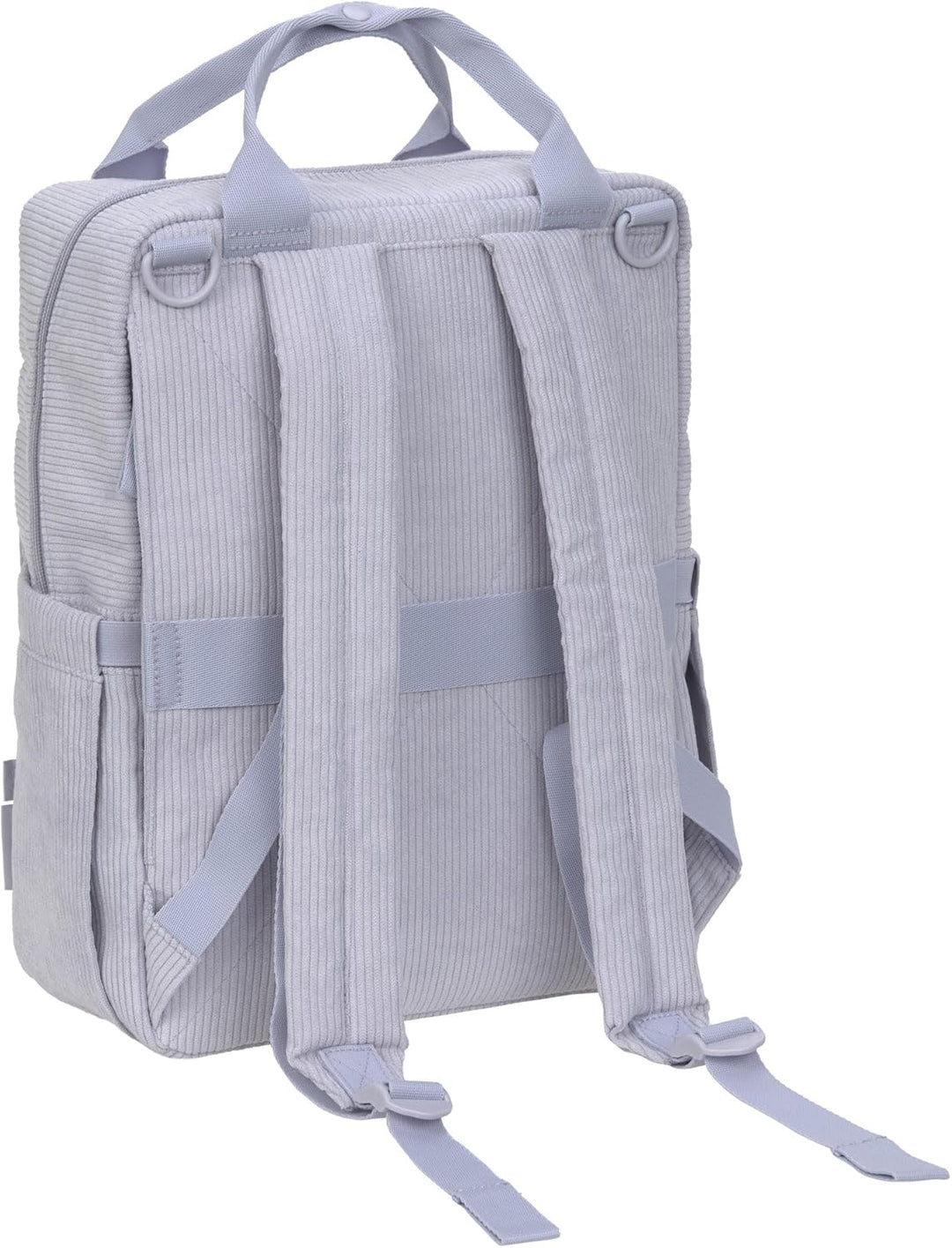 LÄSSIG Baby Wickelrucksack Wickeltasche Rucksack mit Wickelunterlage, Kinderwagenbefestigung, Flasch