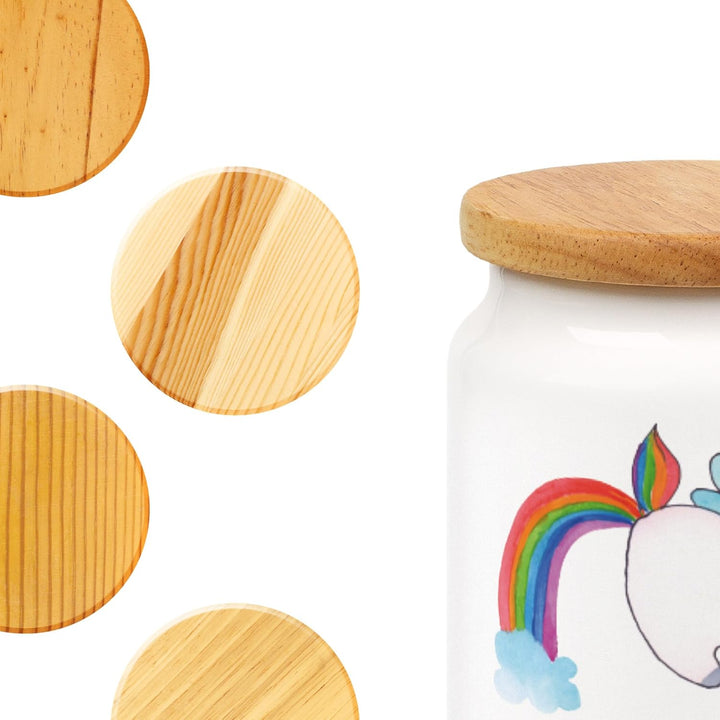 Mr. & Mrs. Panda Kaffeedose Einhorn Fliegendes Pferd - Geschenk, Realität, behälter, Unicorn, Glitze