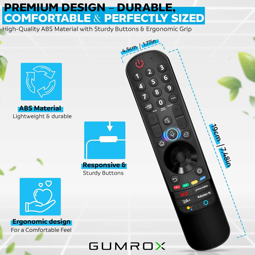 Magic Fernbedienung für LG Fernseher, Ersatz für Original Remote MR20GA MR21GA MR22GA MR23GA, Passen