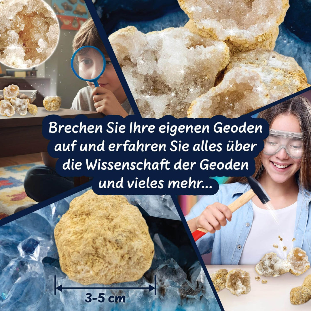 Science4you 5 Premium-Geoden für Kinder – Erfahren Sie mehr über Steine &amp; Mineralien mit dieser Geod