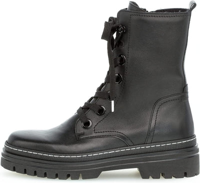 Gabor Damen Biker Boots, Frauen Stiefeletten,Wechselfussbett,uebergangsschuhe,uebergangsstiefel,moto