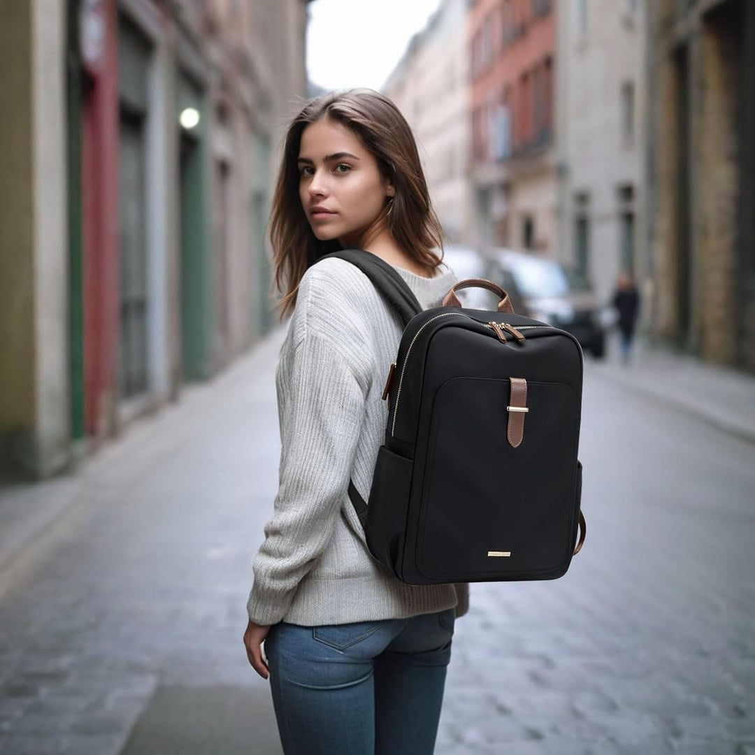 GOLF SUPAGS Rucksack Damen, Grosse Laptop Rucksack 16 Zoll Schulrucksack Laptoptasche Business Rucks