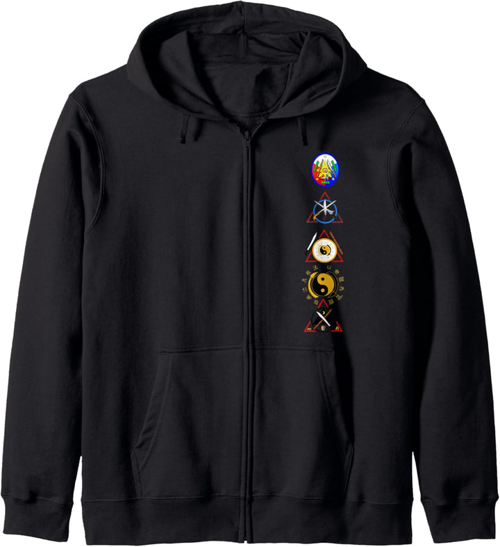 Kali, Escrima, Arnis Jkd Blade-Logos Kapuzenjacke