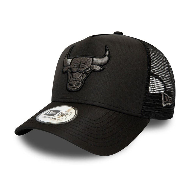New Era Chicago Bulls A Frame Adjustable Trucker Cap Trucker Bob Einheitsgrösse Bulls-Black, Einheit