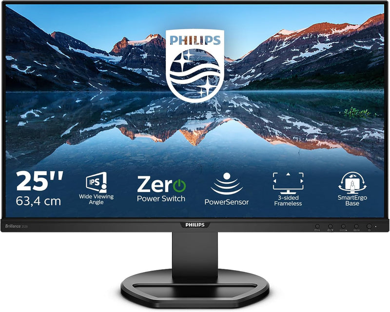 Philips 252B9 - 25 Zoll WUXGA Monitor, höhenverstellbar (1900x1200, 60 Hz, VGA, DVI, HDMI, DisplayPo