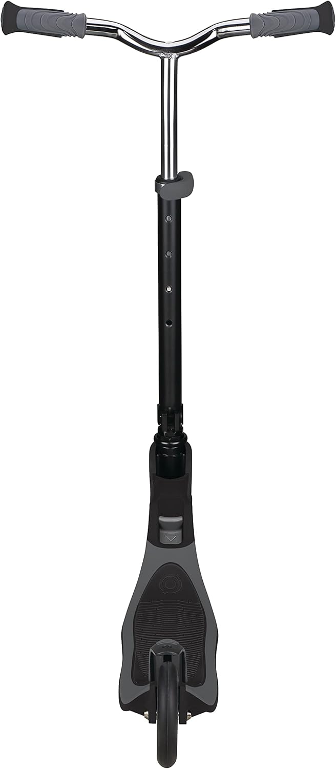 GLOBBER Flow Foldable 125 – Tretroller, 125 mm, ABEC 5, höhenverstellbar, Klappmechanismus schwarz-g