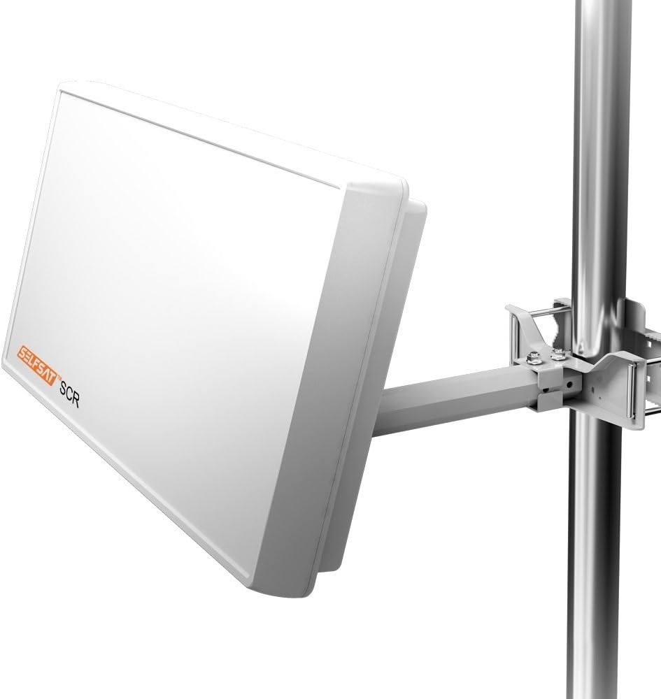 Selfsat H21D-SCR Flachantenne (mit 2 Legacy und 1 SCR Ausgang) Weiss