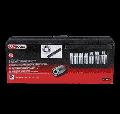 KS Tools 152.1101 Stehbolzen-Ausdreher-Satz, 7-tlg.