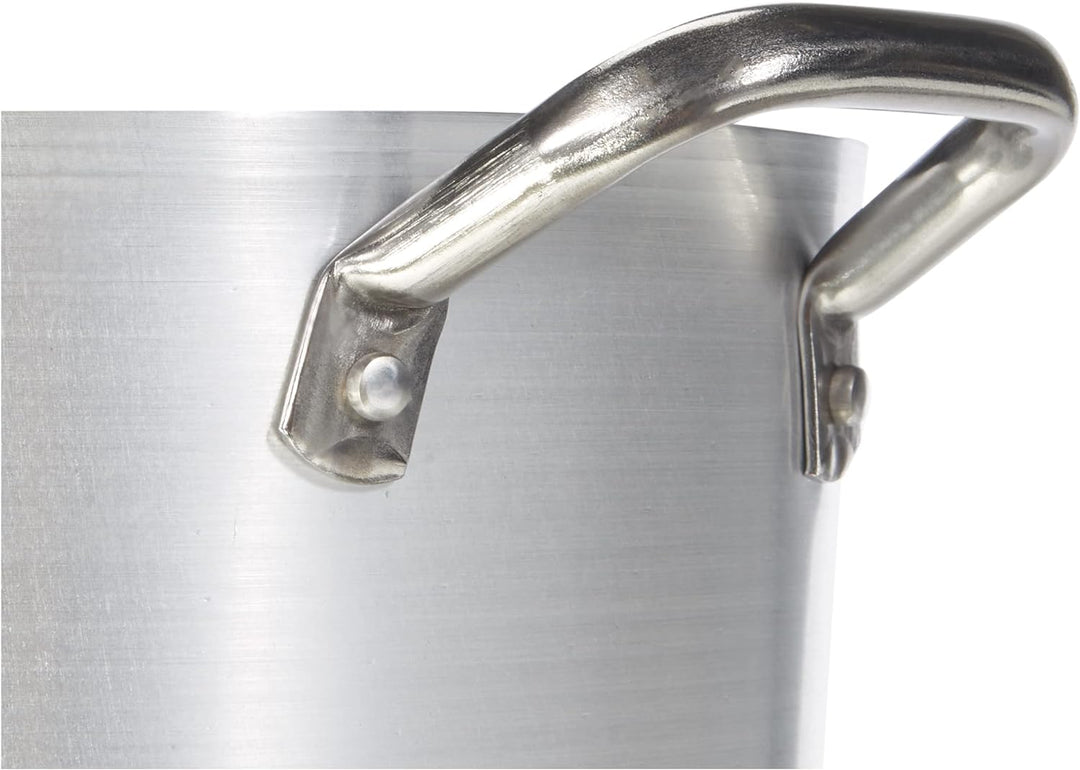 Pentole Agnelli Kasserolle aus Aluminium mit 2 Griffen, Edelstahl 24 cm, 24 cm