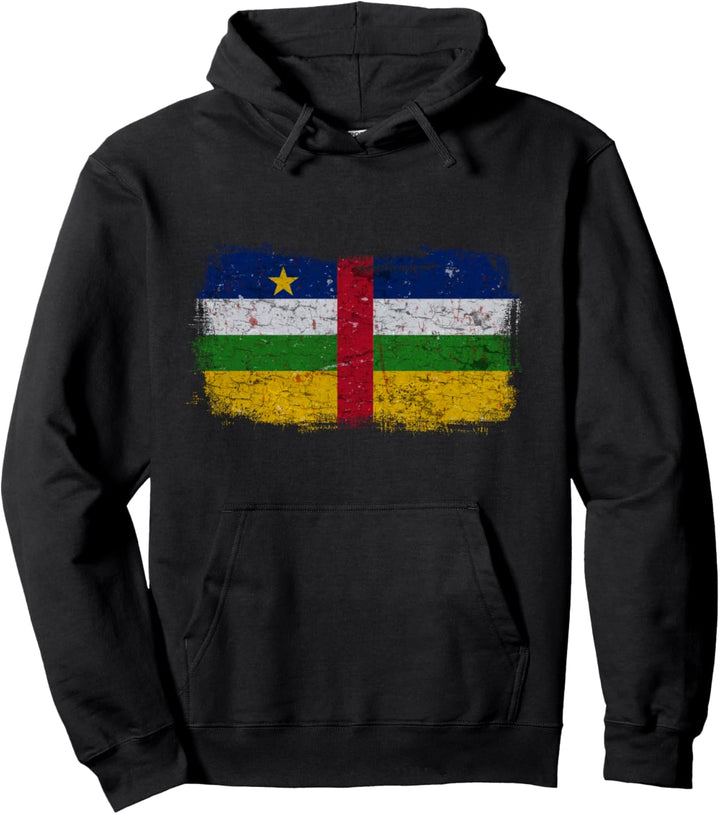 Nationalflagge der Zentralafrikanischen Republik Pullover Hoodie