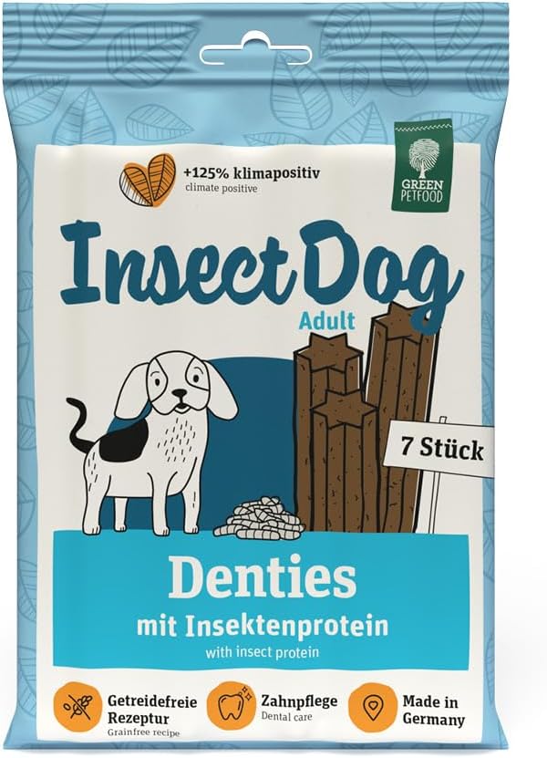 Green Petfood InsectDog Denties 13x180g, InsectDog