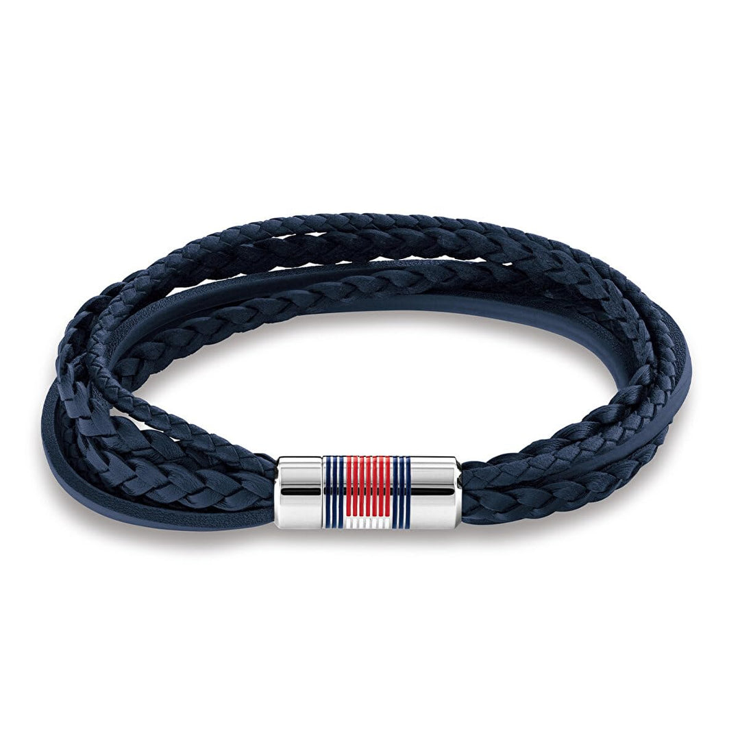 Tommy Hilfiger Jewelry Lederarmband für Herren Marinblaues - 2790427