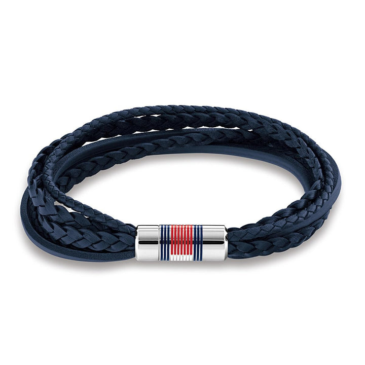 Tommy Hilfiger Jewelry Lederarmband für Herren Marinblaues - 2790427