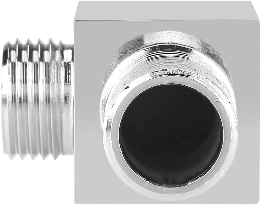 Duschkopfhalterung, Brausehalter mit massivem Messing, verchromt und G1/2 Gewindeanschluss für Wandm