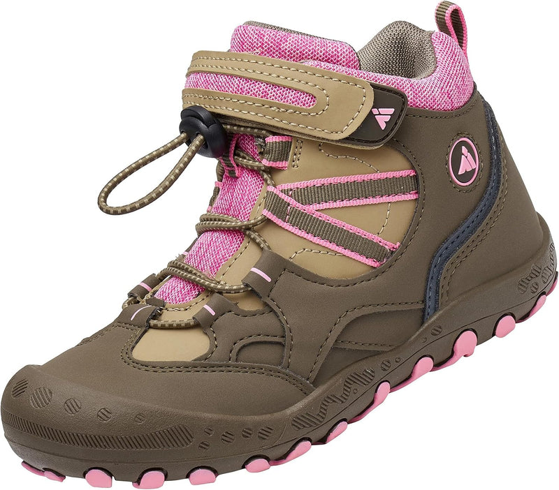 Mishansha Kinder Wanderschuhe Rutschfest Leicht Trekking Wanderstiefel für Jungen Mädchen Gr.24-38 B