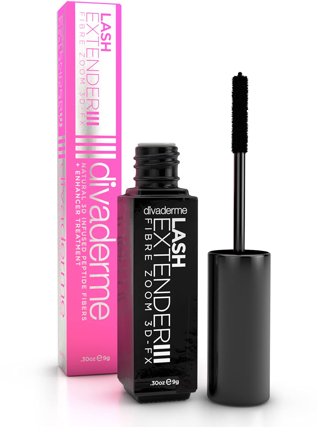Divaderme LashExtender III Schwarz 9ml 9 ml (1er Pack), 9 ml (1er Pack)
