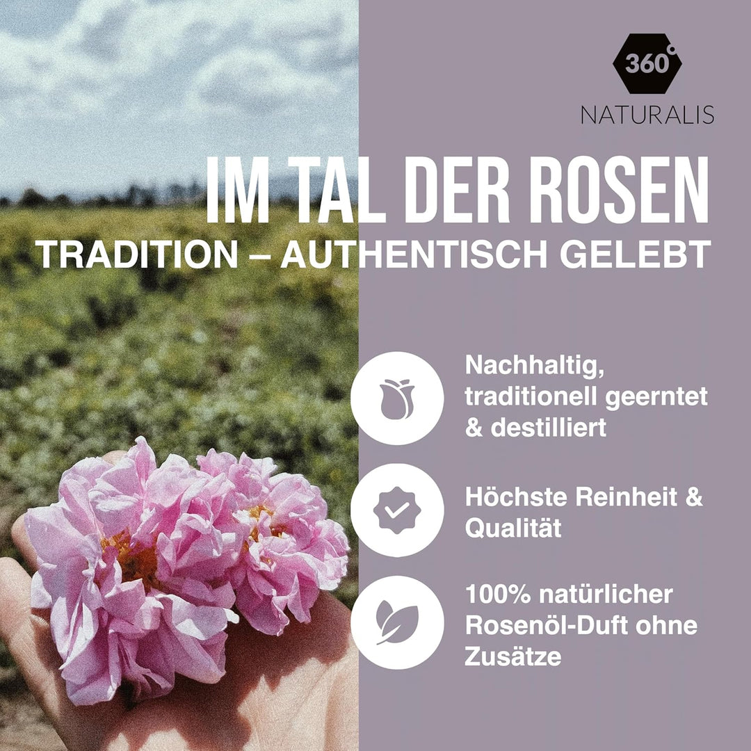360Naturalis® Damaszener Rosenwasser - Natur - 500ml
