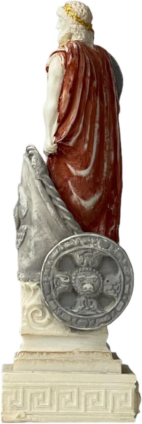 Ares Mars Skulptur, griechisch, römisch, Gott des Krieges, handbemalt, 17 cm