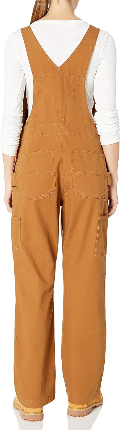 Carhartt Damen Rugged Flex Loose Fit Canvas Lätzchen Overall Insgesamt XS Carhartt Braun, XS Carhart